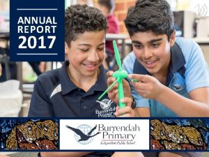 ANNUAL REPORT 2017 Contents Message from the Principal