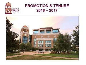 PROMOTION TENURE 2016 2017 PT Timetable during sixth