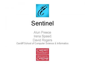 Sentinel Alun Preece Irena Spasi David Rogers Cardiff