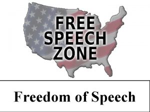 Why does freedom of speech have limits