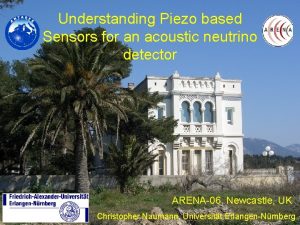 Understanding Piezo based Sensors for an acoustic neutrino