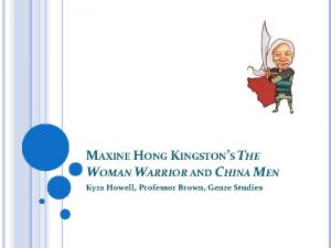 On discovery maxine hong kingston