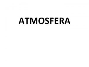 Struktur atmosfera