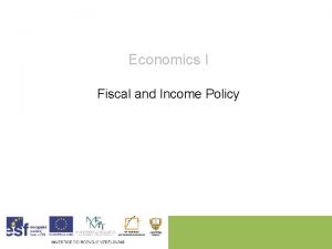Instruments of fiscal policy