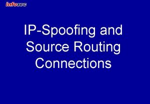 Drop source routed ip packets