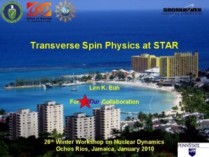 Transverse Spin Physics at STAR Len K Eun