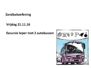 Zandbakoefening Vrijdag 21 16 Excursie Ieper met 2