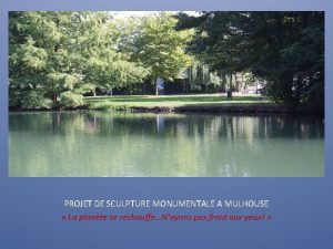 PROJET DE SCULPTURE MONUMENTALE A MULHOUSE La plante