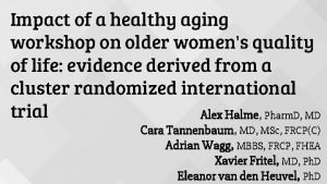Impact of a healthy aging workshop on older