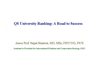Sakarya university qs ranking