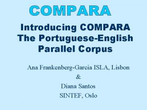 Compara corpus