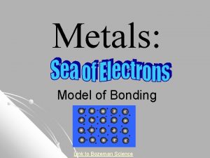 Bozeman science metallic bonding