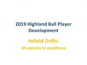 2019 Highland Ball Player Development Infield Drills 20