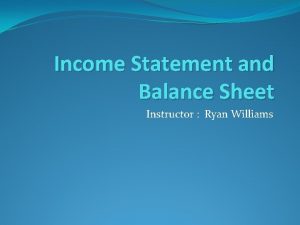 Lhs of balance sheet