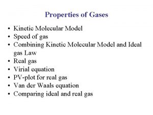 Kinetic molecular theory formula