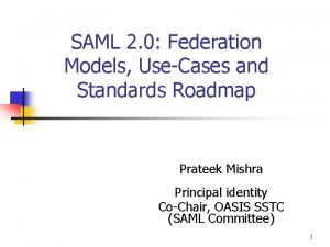 Federation models