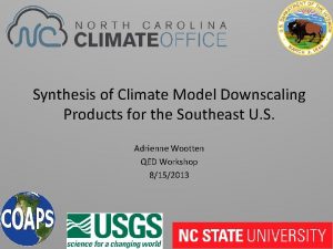 Synthesis of Climate Model Downscaling Products for the