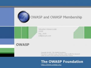 Owasp belgium