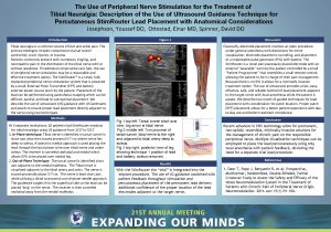 The Use of Peripheral Nerve Stimulation for the