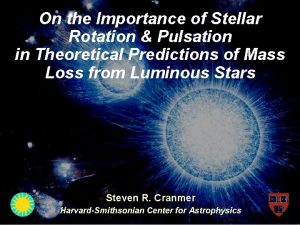 On the Importance of Stellar Rotation Pulsation in