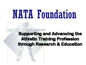 Nata foundation scholarship