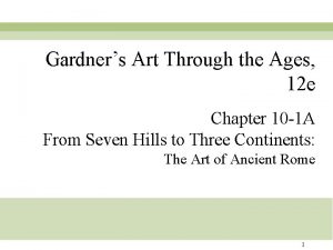 Gardners Art Through the Ages 12 e Chapter