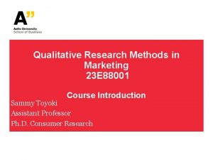 Sample qualitative data analysis report