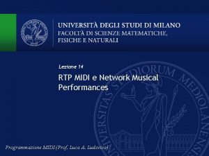 Rtp midi