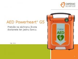 Mj 2012 AED Powerheart G 5 Pretoe na