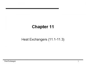 Single pass cross flow heat exchanger