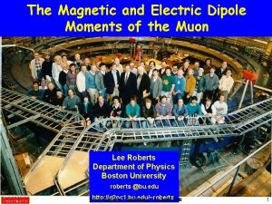 The Magnetic and Electric Dipole Moments of the
