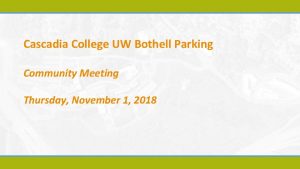 Uw bothell parking permit