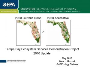 2060 Current Trend 2060 Alternative or Tampa Bay