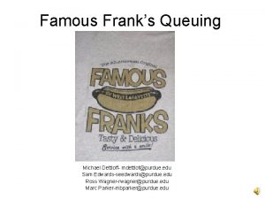 Famous franks food truck