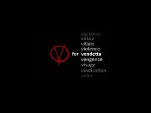 V for vendetta character traits