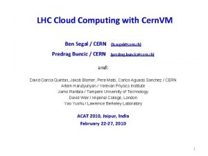 Cern virtual machine