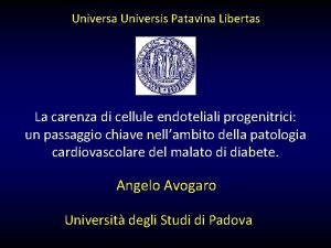 Universa universis patavina libertas