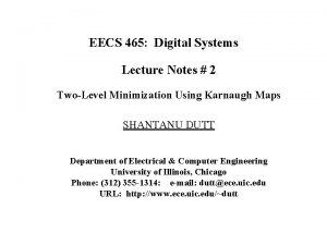 Eecs 465 Eecs 465
