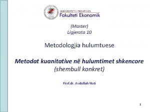 Metodat hulumtuese