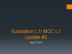 Mcc substation