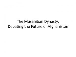 Musahiban dynasty