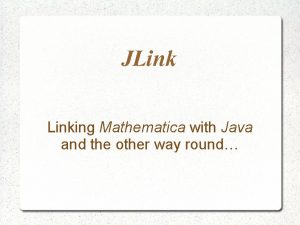 Mathematica java