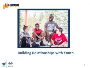 Building Relationships with Youth 1 Jack Kavanaugh LMSW