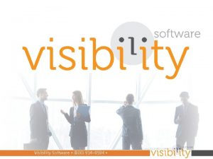 Visibility Software 800 914 9594 Cyber Recruiter Brief