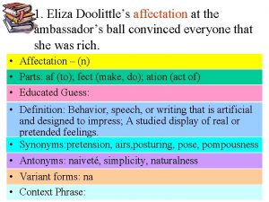 Was eliza a success at the ambassador’s ball? Was eliza a success at the ambassador’s ball?