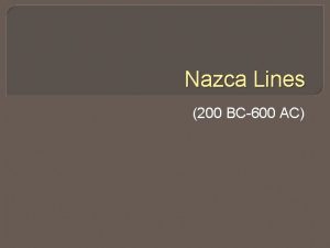 Map of nazca lines