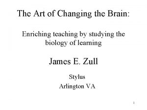 The art of changing the brain