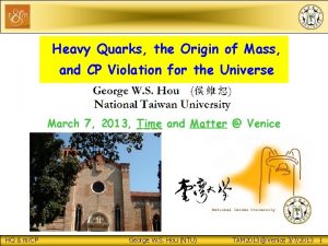 Heavy Quarks the Origin of Mass and CP