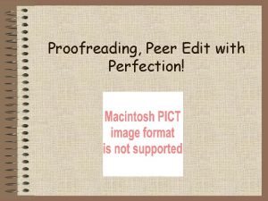 Definition of proofreading