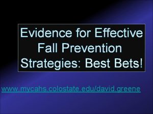 5 ps of fall prevention